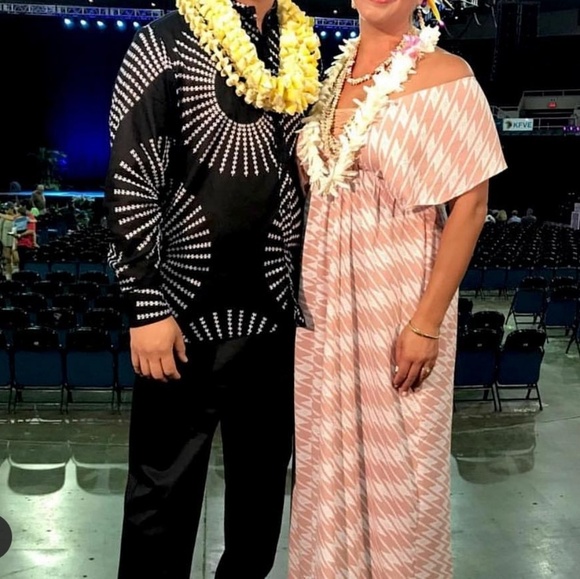 Manaola Rose Water Hilo Dress 